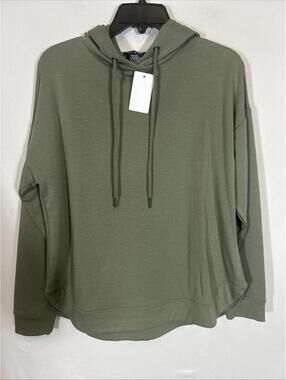 $53 Max & Mia Woman’s Hoodie Lounge Regular Green S
